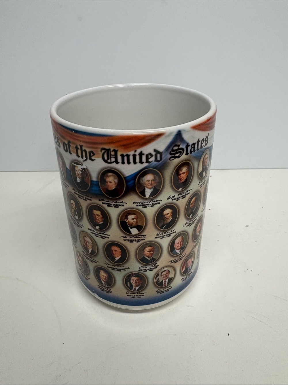Presidents of the United States Ceramic Coffee Mug - White